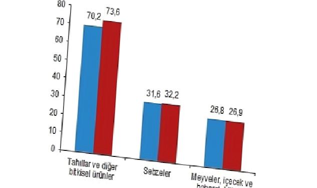 Bitkisel üretimin bir önceki yıla göre artacağı tahmin edildi