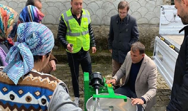 Hamur yoğurma makinesi desteği yüz güldürüyor