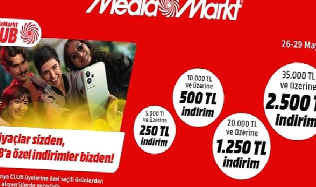 MediaMarkt’tan CLUB üyelerine özel 2.500 TL’ye varan indirim