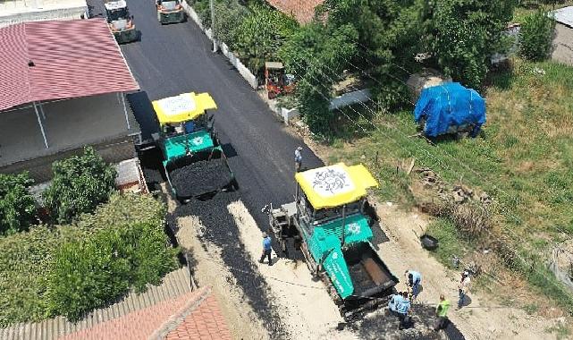 Aydın Büyükşehir Belediyesi Çine Kahraman Mahallesi yolunu yeniliyor