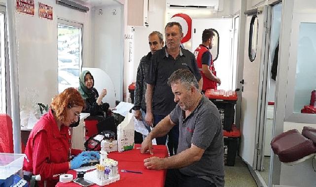 Beylikdüzü’nde kan bağışı noktası kuruldu