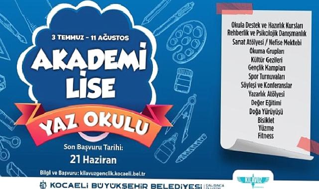 Bilgievleri ve Akademi Lise’de yazın okula gitmek daha da eğlenceli