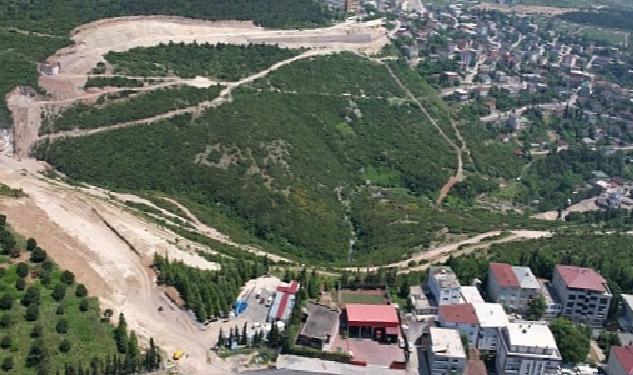 Dilovası Devlet Hastanesi bağlantı yolu ilerliyor