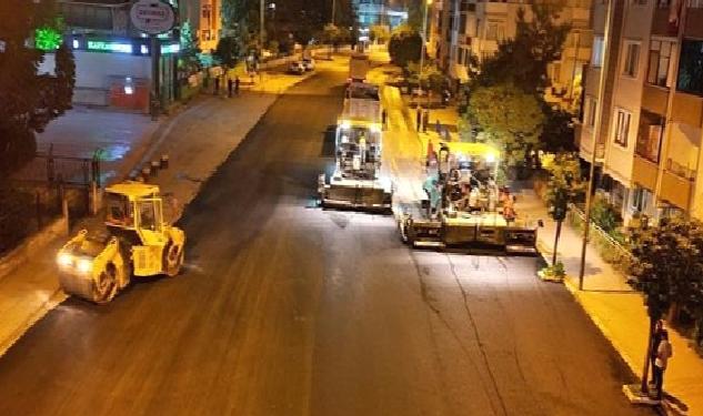 İnegöl Belediye Başkanı Alper Taban Park Caddesinde Sıcak Asfalt Tamamlandı