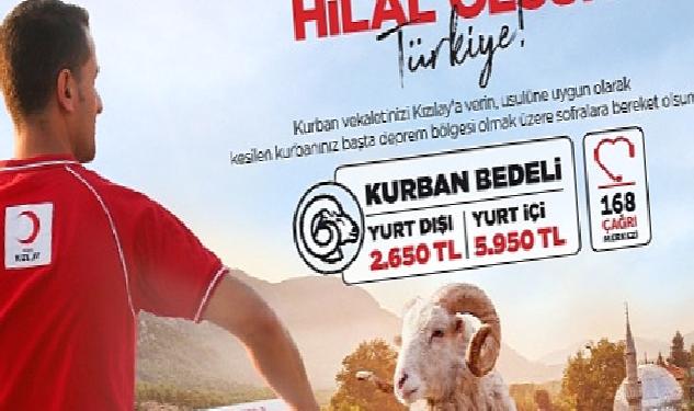 Kızılay Kurban Vekaleti Bedellerini Açıkladı