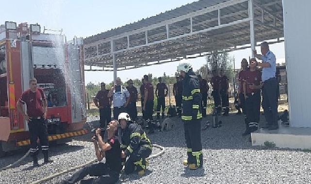 Konya Büyükşehir İtfaiyesi KKTC Genel Kuvvetler Komutanlığı İtfaiye Personeline Eğitim Verdi