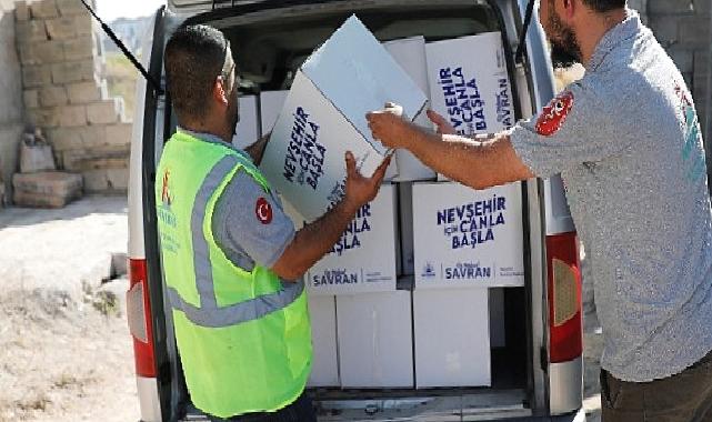 Nevşehir Belediyesi tarafından bin 200 aileye kurban eti dağıtımı gerçekleştirildi