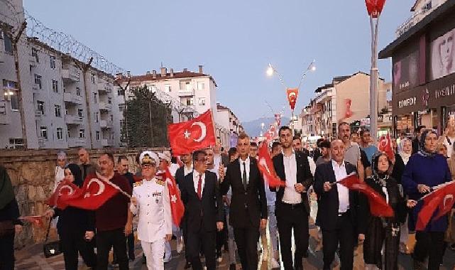 15 Temmuz Demokrasi ve Milli Birlik Günü’nde Gölcük dimdik ayakta