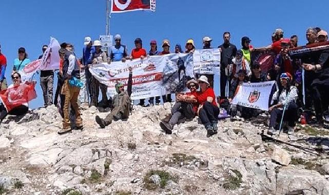 15 Temmuz Şehitleri Uludağ’ın Zirvesinde Anıldı