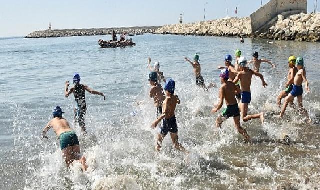 Aquatlon yarışlarında 64 sporcunun 45’i Yenişehir Belediyesi adına yarıştı