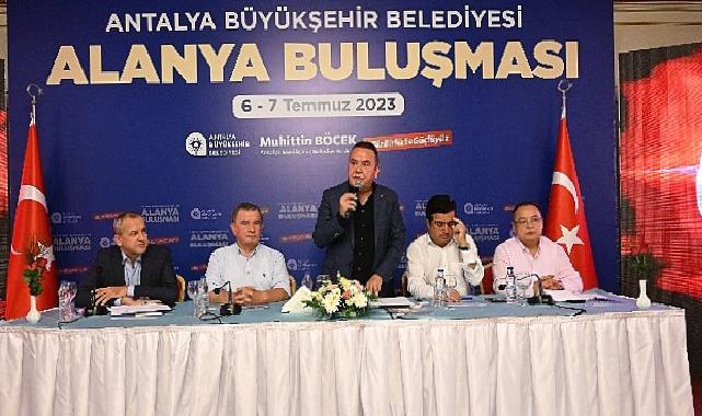 Başkan Böcek Alanya’da