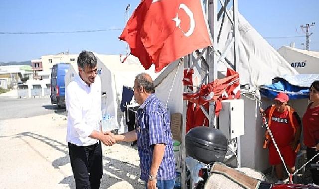 Başkan Kocaman bayramda Hatay’da