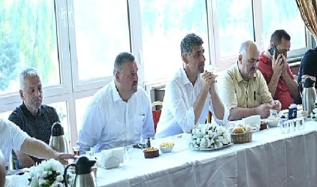 Başkan Kocaman muhtarlarla bir araya geldi