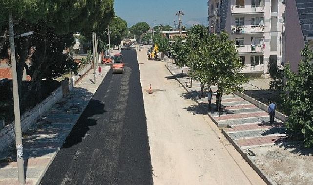 Bergama asfalt çalışmalarını hız kesmeden devam ediyor 