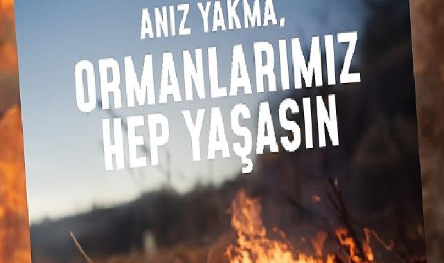 Bir kıvılcım geleceğimizi yakmasın, ormanlarımız hep yaşasın!