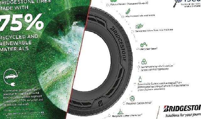 Bridgestone Amerika, Geri Dönüştürülmüş ve Yenilenebilir Malzemelerden Lastik Tasarladı