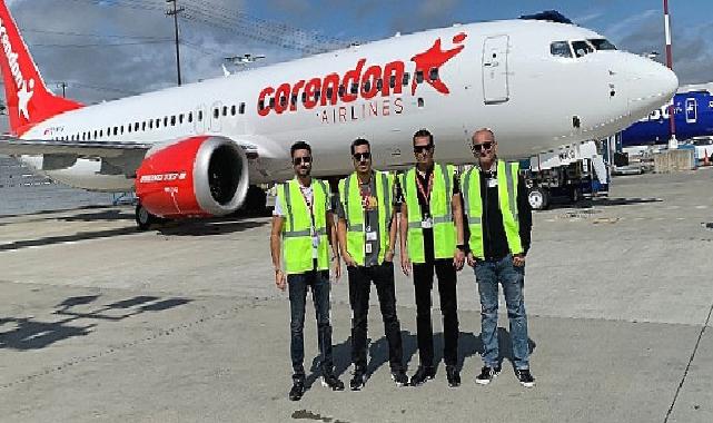 Corendon Airlines filosunu yeni Boeing 737-8 uçağı ile yenilemeye devam ediyor