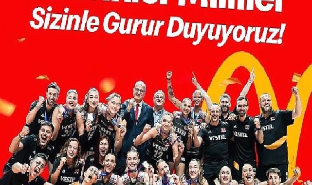 Filenin Sultanları’nın Resmi Sponsoru McDonald’s A Milli Kadın Voleybol Takımıyla Gurur Duyuyor!