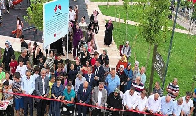 Gazi yakup kutman parkı keçiören’de açıldı 