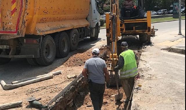 İZSU Balçova’da taşkın riskine karşı önlem alıyor