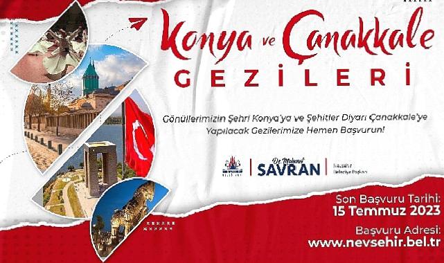 Nevşehir Belediyesi’nden gençler ve kadınlar için Konya ve Çanakkale gezisi