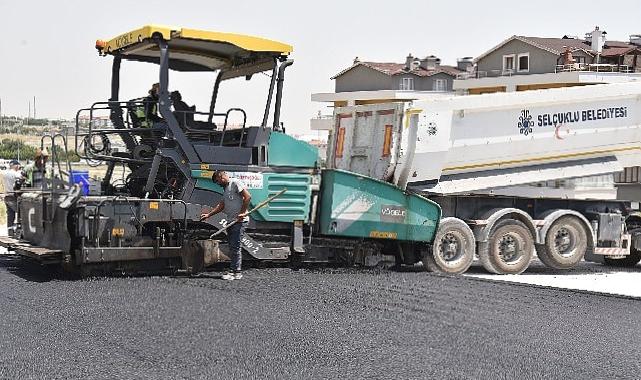 Selçuklu’da asfalt sezonu yoğun tempoda devam ediyor