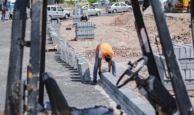 Stadyum yanı üst geçit ve bağlantı yolunda son rötuşlar