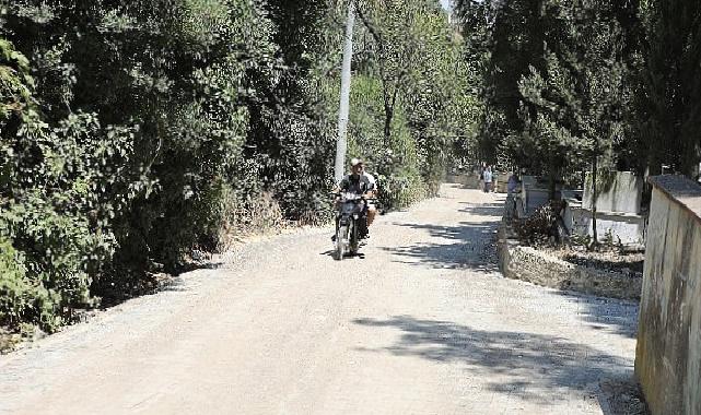 Tirilye mazarlık yolu çalışmaları tamamlandı 