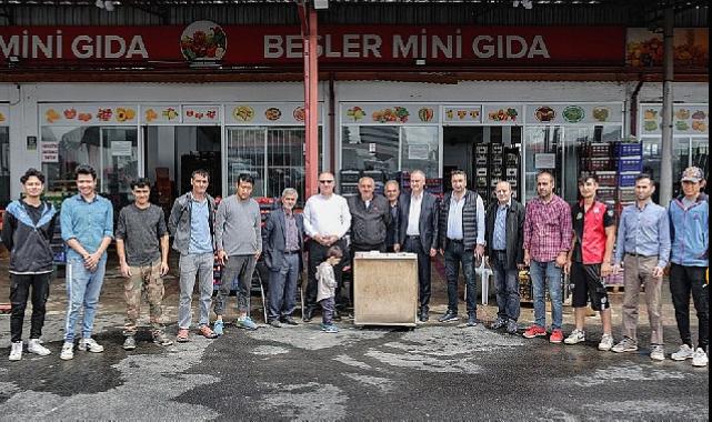 Toptancılar sebze hali esnafından başkan Bilgin’e teşekkür