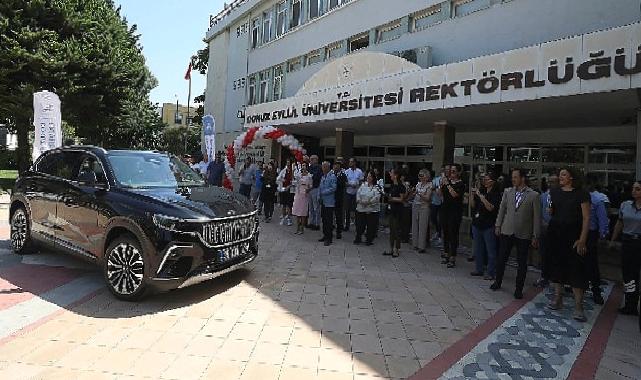 Türkiye’nin yerli otomobili TOGG DEÜ’nün Makam Aracı oldu