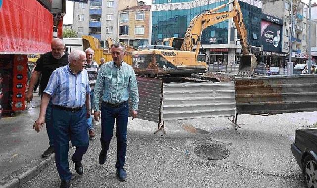 Yoğun yağışları sahada karşılayan Başkan Büyükakın, “Teyakkuz halindeyiz”