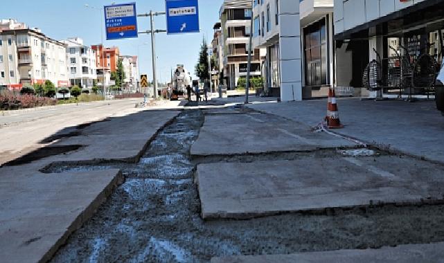 Zübeyde hanım caddesi’nde yağmur suyu hatları güçlendirildi 