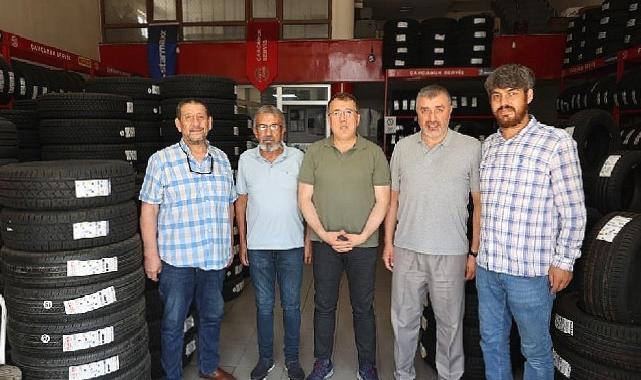 AK Parti Milletvekili Özgün ve Belediye Başkanı Savran esnaf ziyaretlerinde bulundu