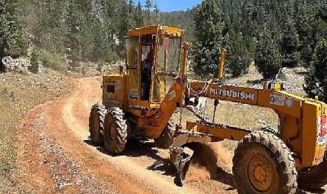 Akseki yayla yollarına bakım onarım