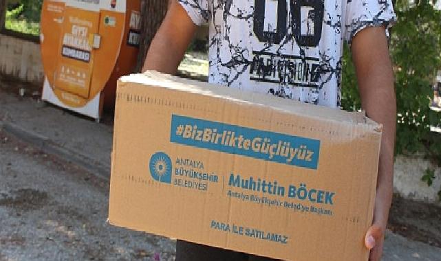 Antalya Büyükşehir’in glutensiz gıda yardımı sürüyor