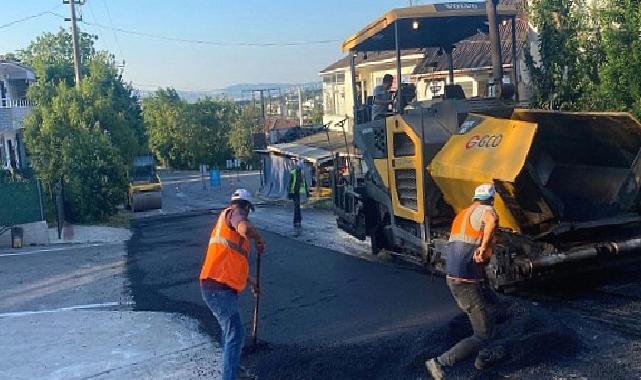 Başiskele Kahramanlar Caddesi asfaltlandı