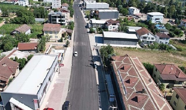 Başiskele Kullar Caddesi asfaltlandı