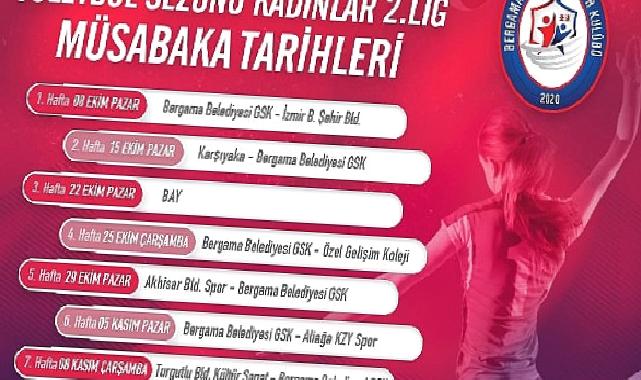 Bergama Belediyesi Voleybol Takımı Maç Takvimi belli oldu