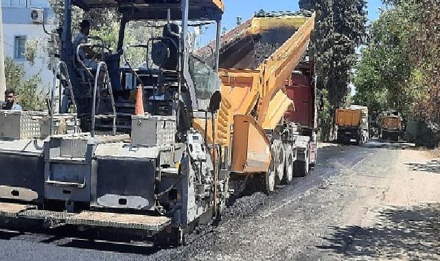 Bodrum Turgutreis’te Sıcak Asfalt Çalışması Başladı