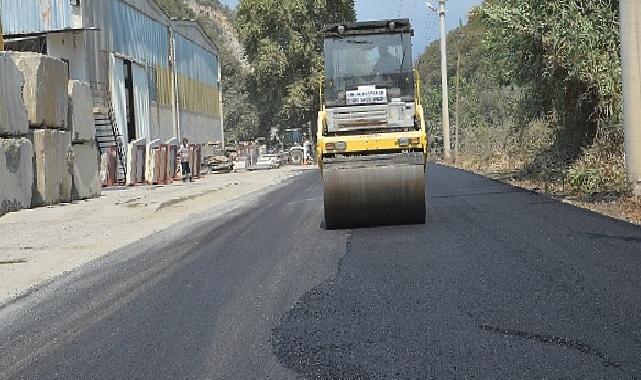 Demirtaş Grup Yolu’na sıcak asfalt