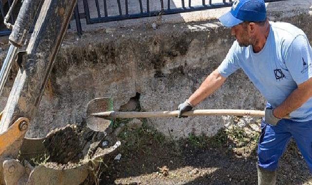 Dikili’deki Sülüklü Deresi temizlendi