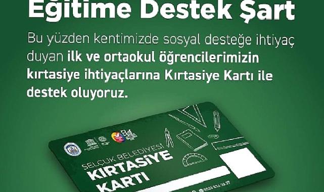 Efes Selçuk Belediyesi’nden eğitime kırtasiye desteği