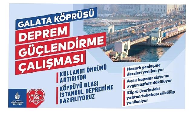 Galata Köprüsü’nde 29 Yıl Sonra Yenileme Çalışması