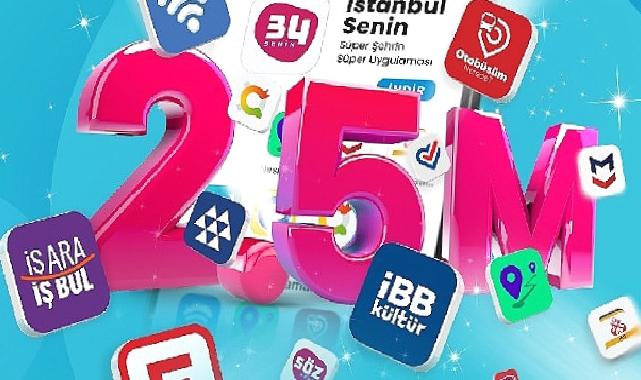 İstanbul Senin uygulaması 2,5 milyonun cebinde!