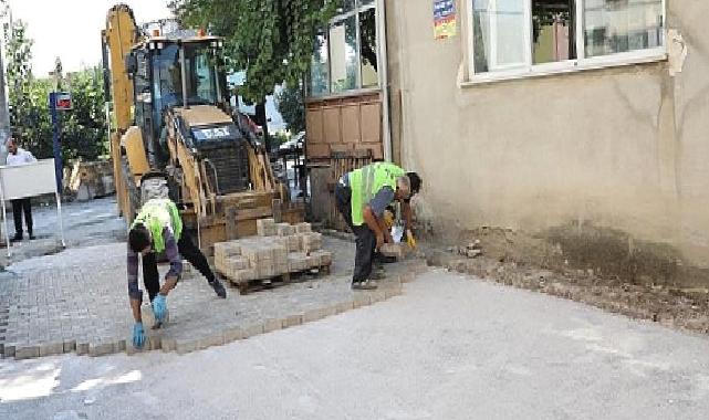 Kırsal Mahallelerde Sokaklar Parke Taşla Kaplanıyor