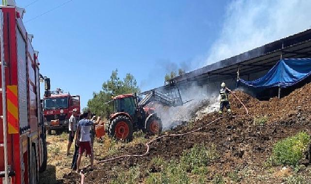 Muğla Büyükşehir Acil Müdahale Aracı ile Yangından Etkilenen Hayvanlara Müdahale