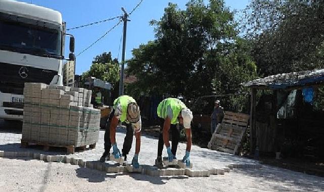 Olukman Mahallesinin Sokakları Parke Taşla Kaplanıyor