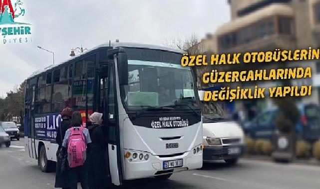 Özel Halk Otobüsü güzergahlarında geçici değişiklik