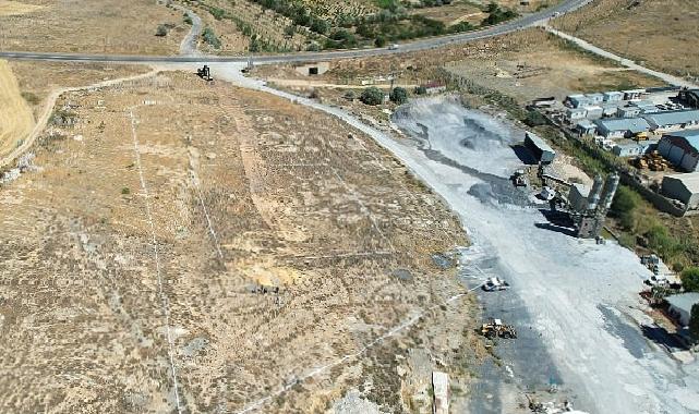 Yahyalı Belediyesi ilçede kuracağını duyurduğu Asfalt Üretim Tesisi için çalışmalara başladı