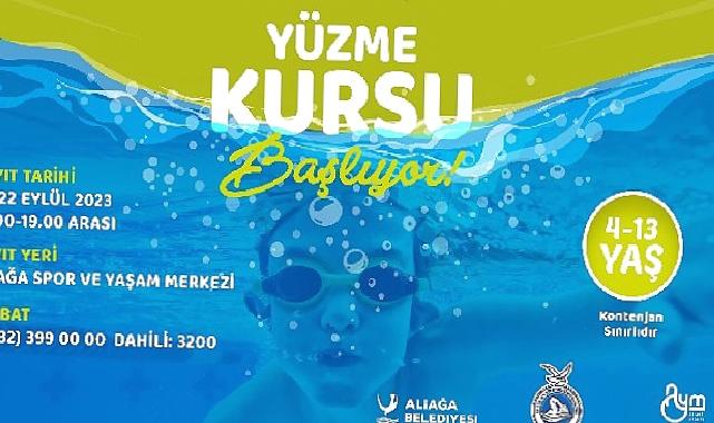 Aliağa Spor ve Yaşam Merkezi’nde Yüzme Kursları Başlıyor